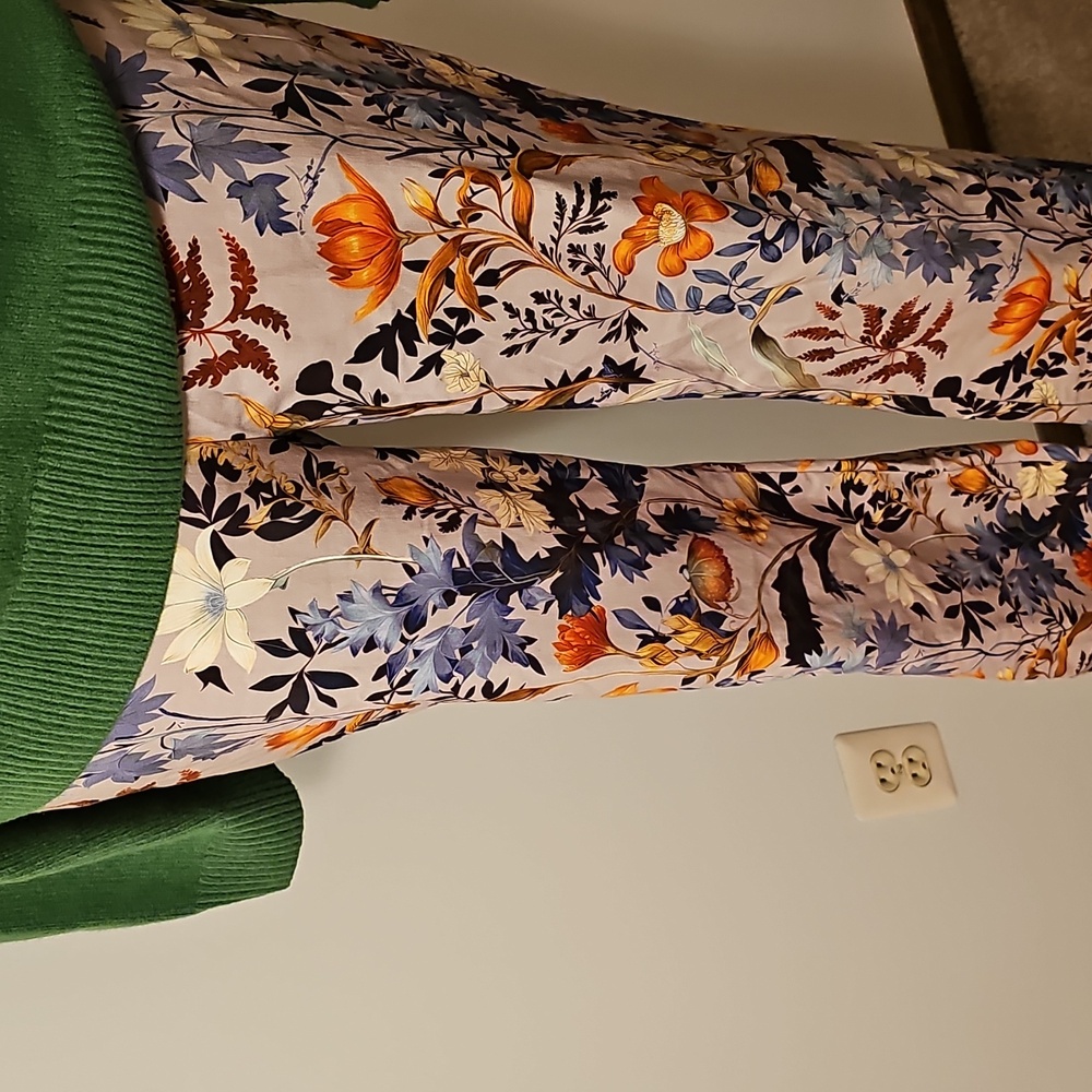 Chico's Floral Print Pants - Multicolor - Picture 3 of 8